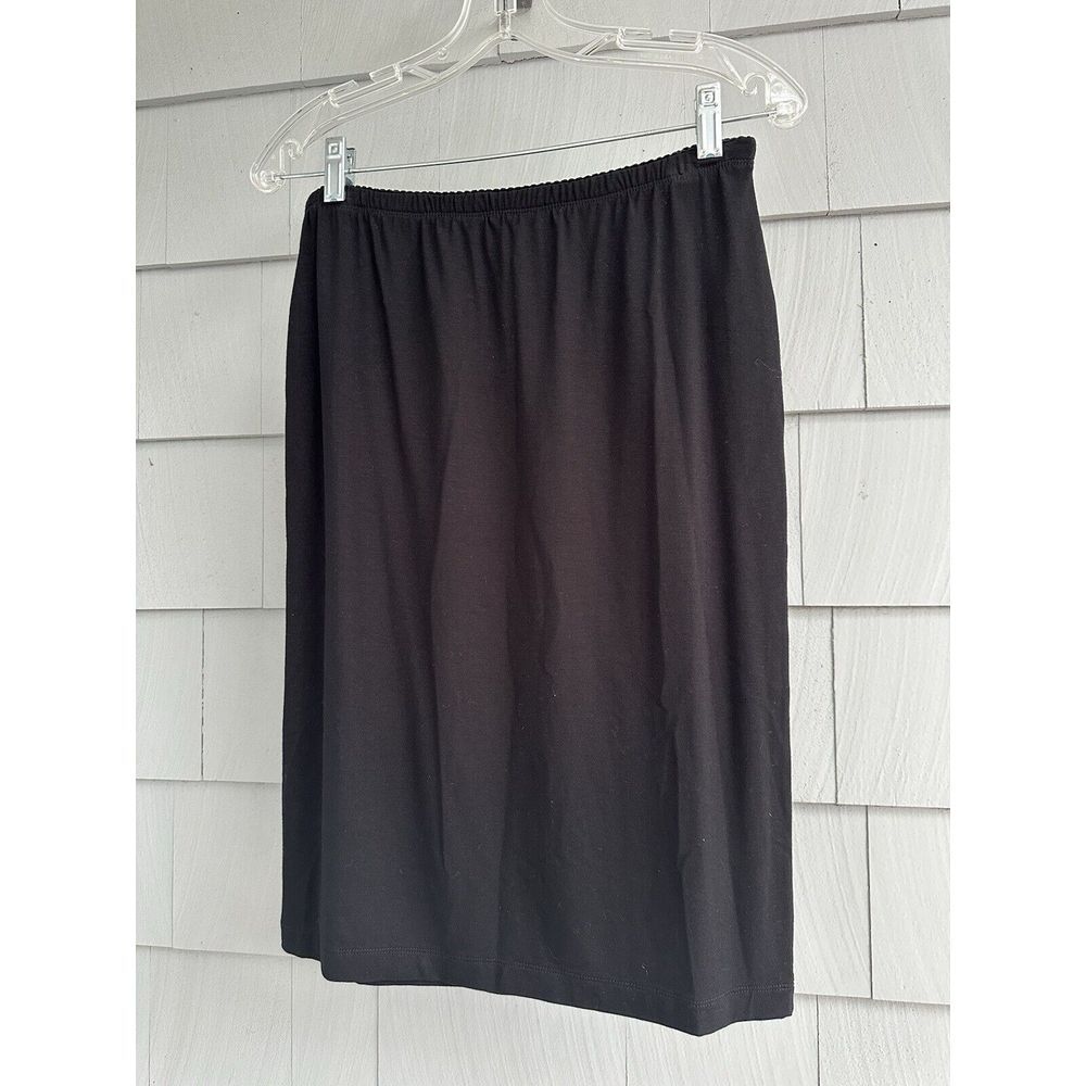 J Jill Rayon Lycra Black Pull On Black Skirt Size XS Petite NWT‎ $59 MSRP